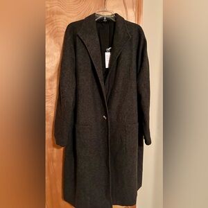ABLE Millie Wool Coat Charcoal Women's Size 3x NWT